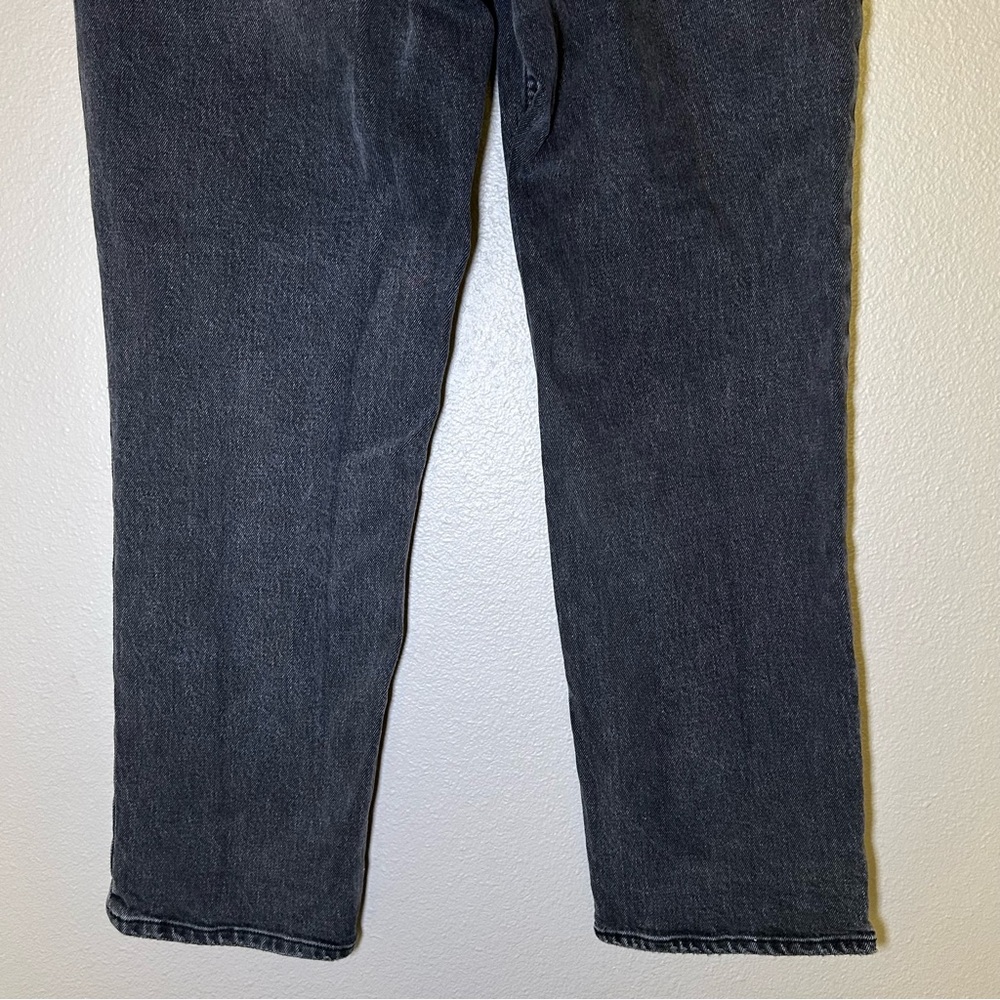 Abercrombie & Fitch Straight Leg Jeans — Washed Black - Picture 9 of 11